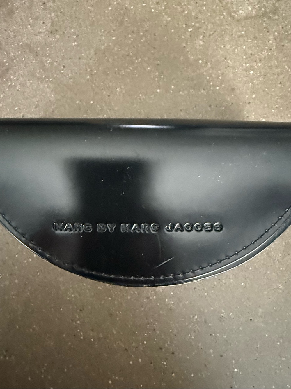 Marc by Marc Jacobs Black Leather Toiletry / Accessory Case